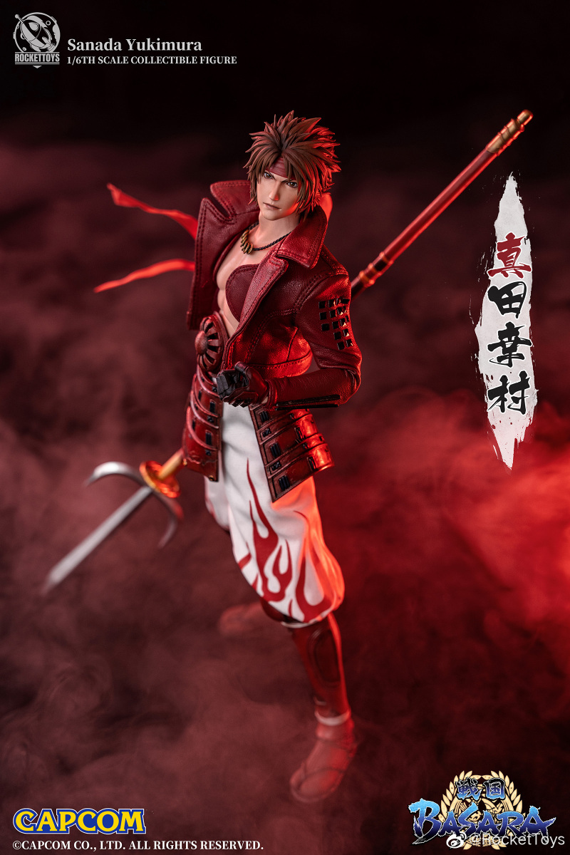 Rocket Toys 1/6 戰國BASARA Sanada Yukimura 真田幸村可動人偶- 模型