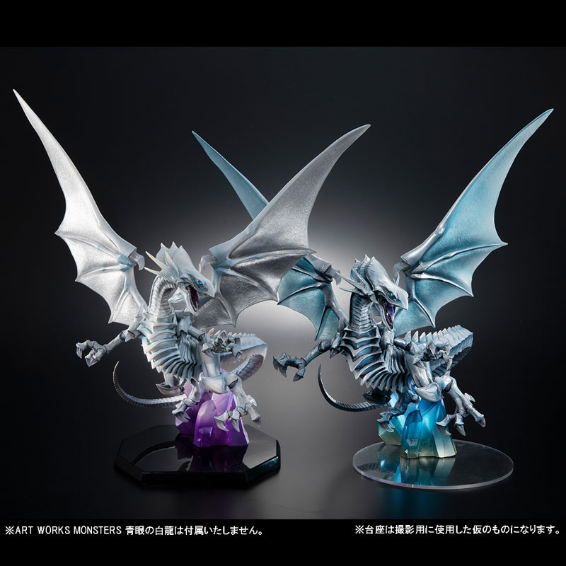MegaHouse ART WORKS MONSTERS 遊戲王怪獸之決鬥青眼白龍Holographic 