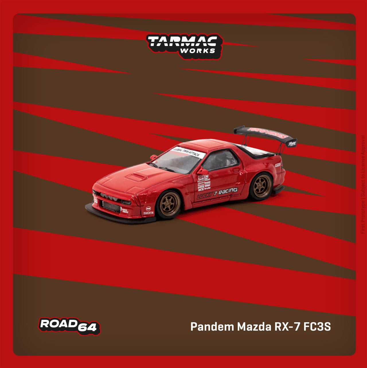 TARMAC WORKS 1/64 ROAD 64 Pandem 馬自達Mazda RX-7 FC3S