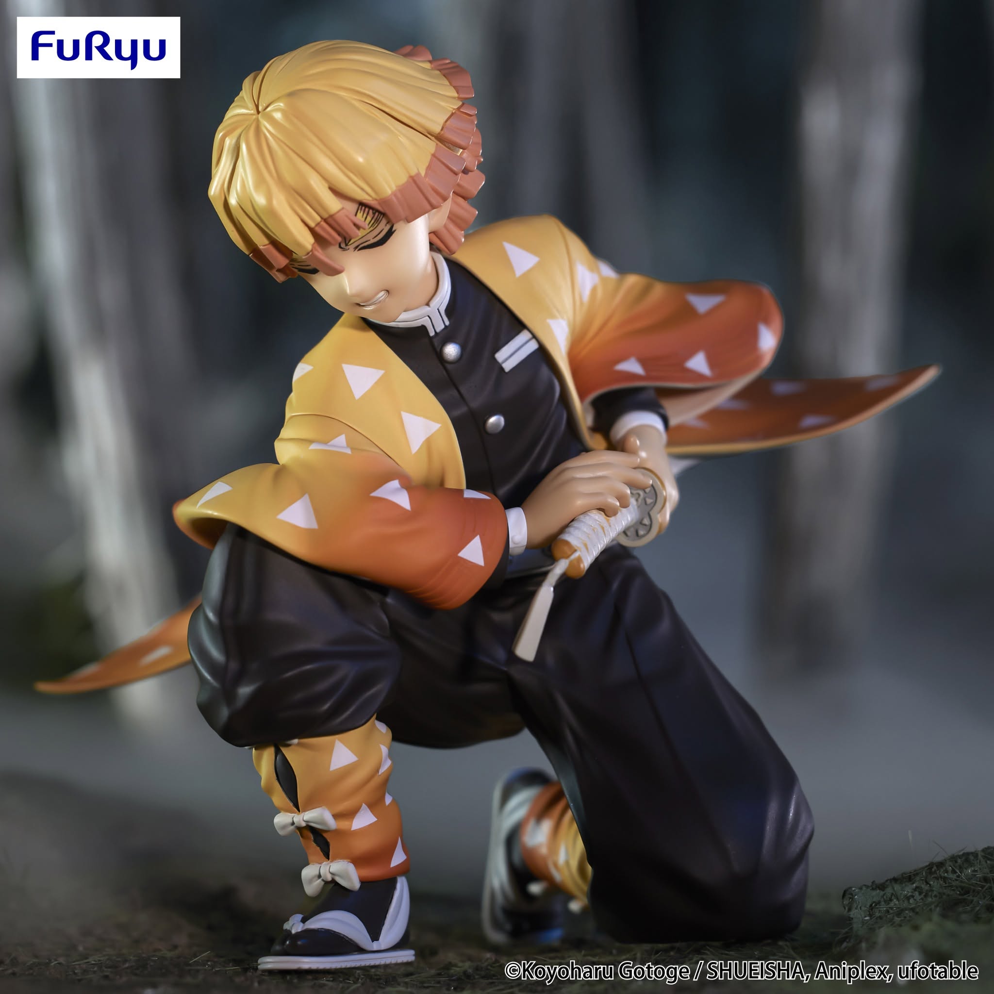 FURYU 景品PLUM 鬼滅之刃泡麵蓋我妻善逸